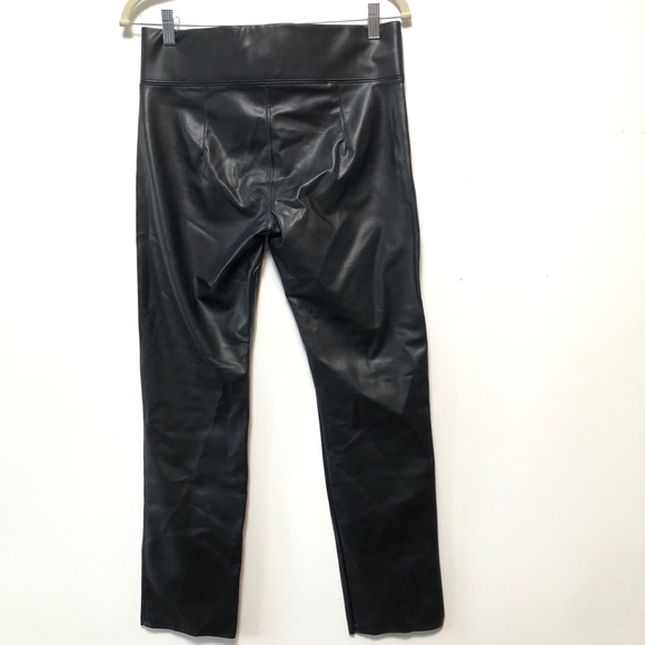 David Lerner Gemma Mid Rise Faux Leather Pants - Picture 3 of 3